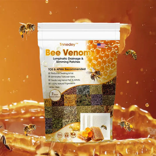 🐝 Detox & Slim- Buy 10 Get 10 Patch Free – Bee Venom Lymphatic Drainage & Slimming Foot Patches