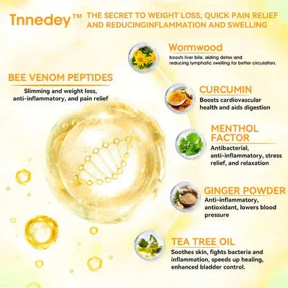 🐝 Detox & Slim- Buy 10 Get 10 Patch Free – Bee Venom Lymphatic Drainage & Slimming Foot Patches